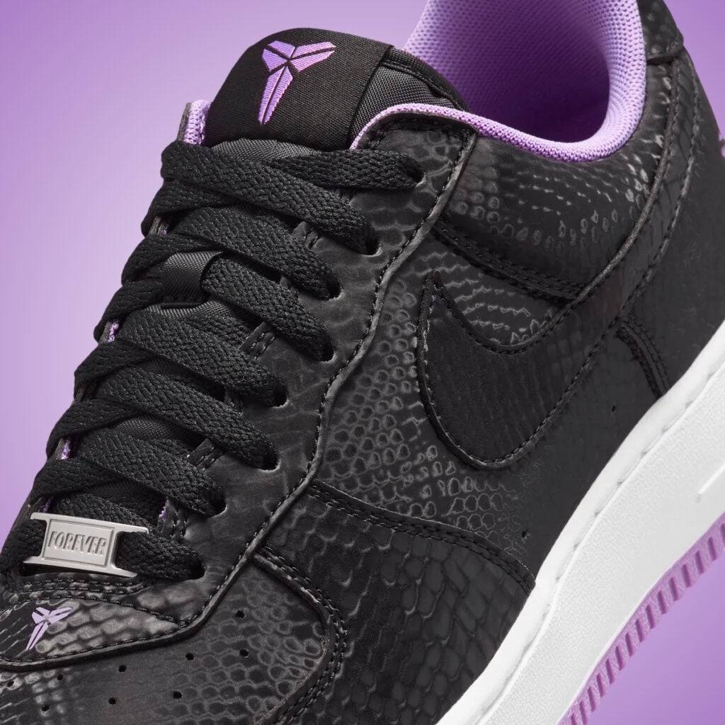 Nike Kobe Air Force 1 Low Black Purple Stardust IB0018-007