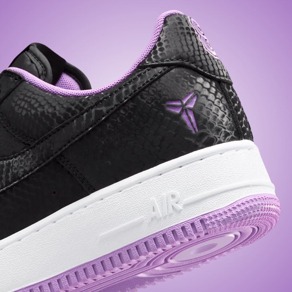 Nike Kobe Air Force 1 Low Black Purple Stardust IB0018-007