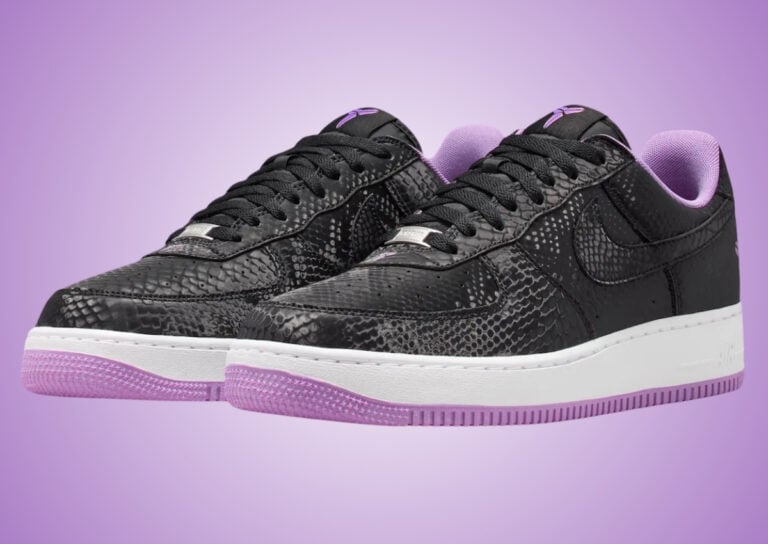 Nike Kobe Air Force 1 Low Black Purple Stardust IB0018-007