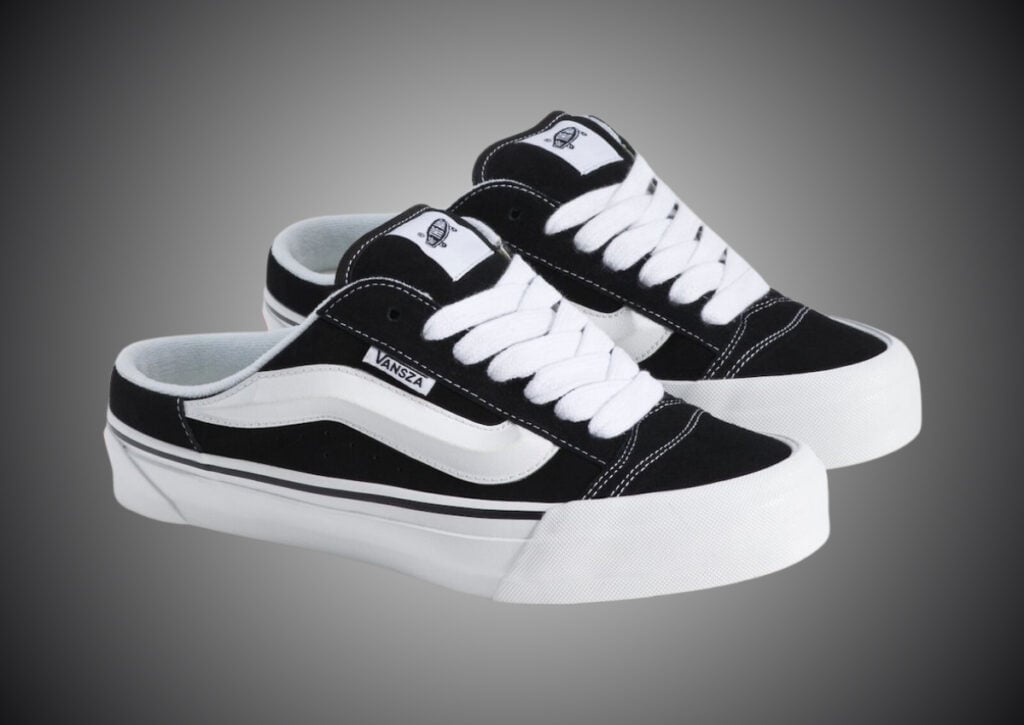 SZA VANSZA Knu Skool Mule Black White VN00119WBA2