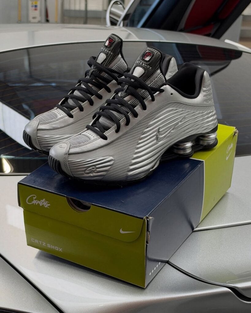 Corteiz Nike Shox R419 Silver Surfer IQ9951-001