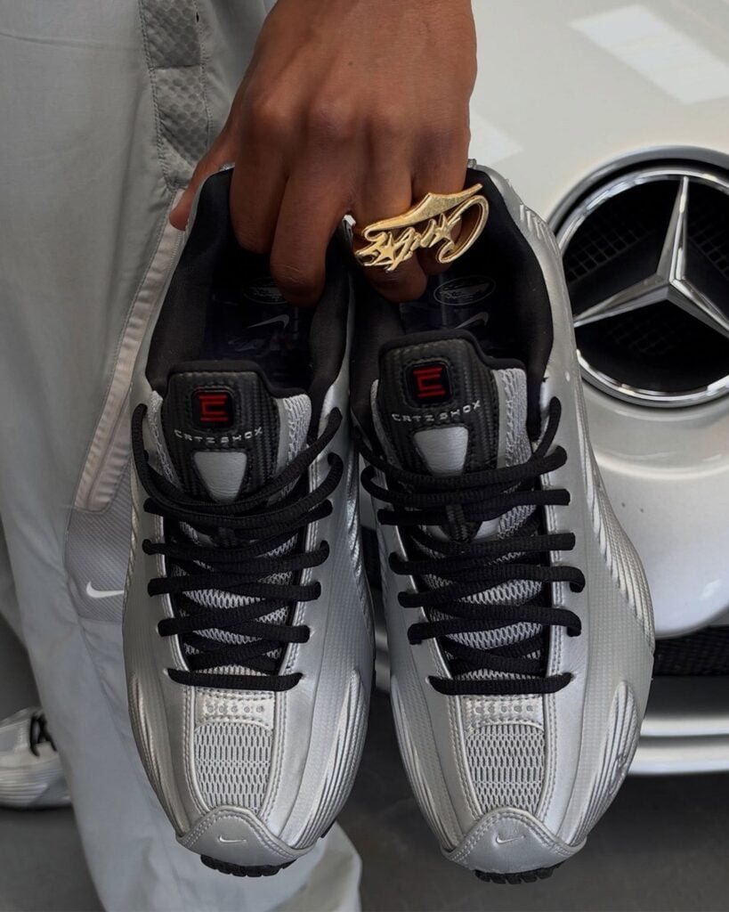 Corteiz Nike Shox R419 Silver Surfer IQ9951-001