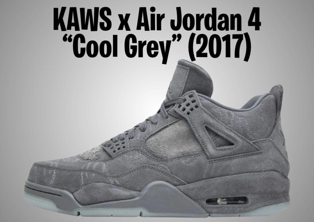 KAWS Air Jordan 4 Cool Grey