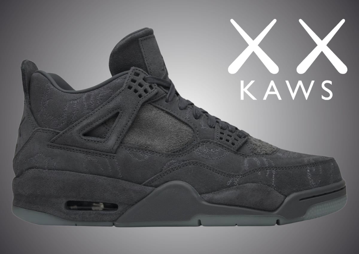 KAWS x Air Jordan 4 “Dark Grey” Releases May 2027