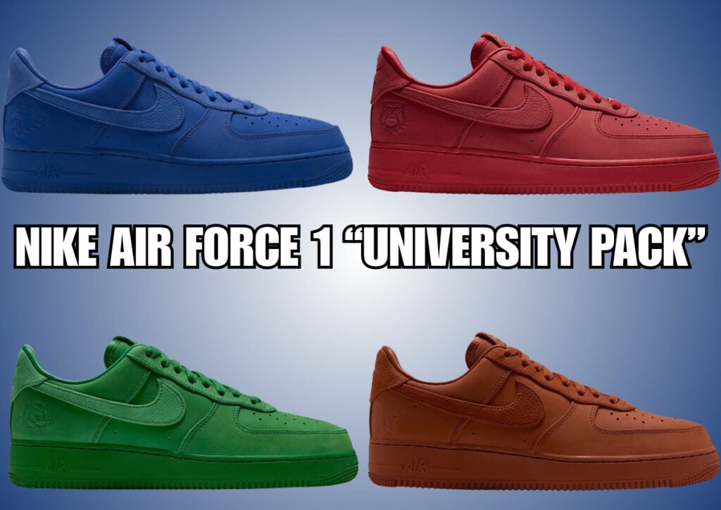 Nike Air Force 1 Low Luxe University Pack 2026