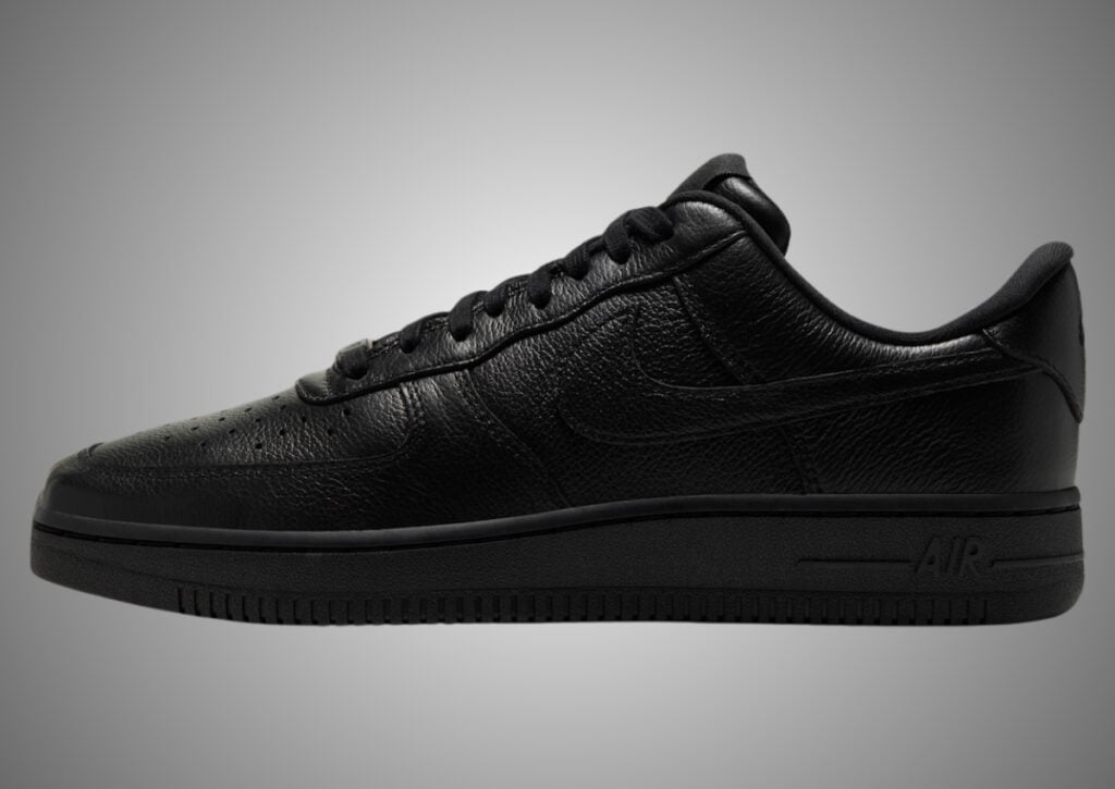 Nike Air Force 1 Low Square Toe Triple Black JF7766-001