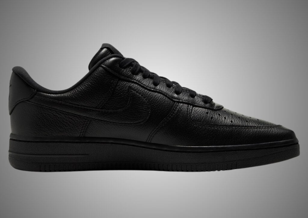 Nike Air Force 1 Low Square Toe Triple Black JF7766-001