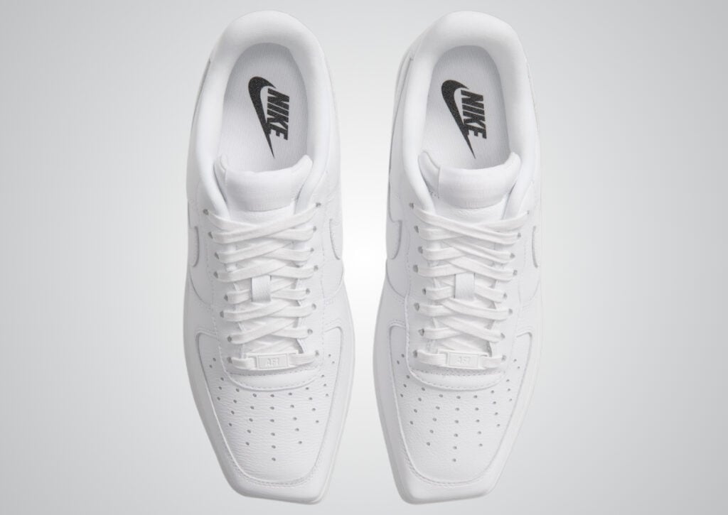 Nike Air Force 1 Low Square Toe Triple White JF7766-100
