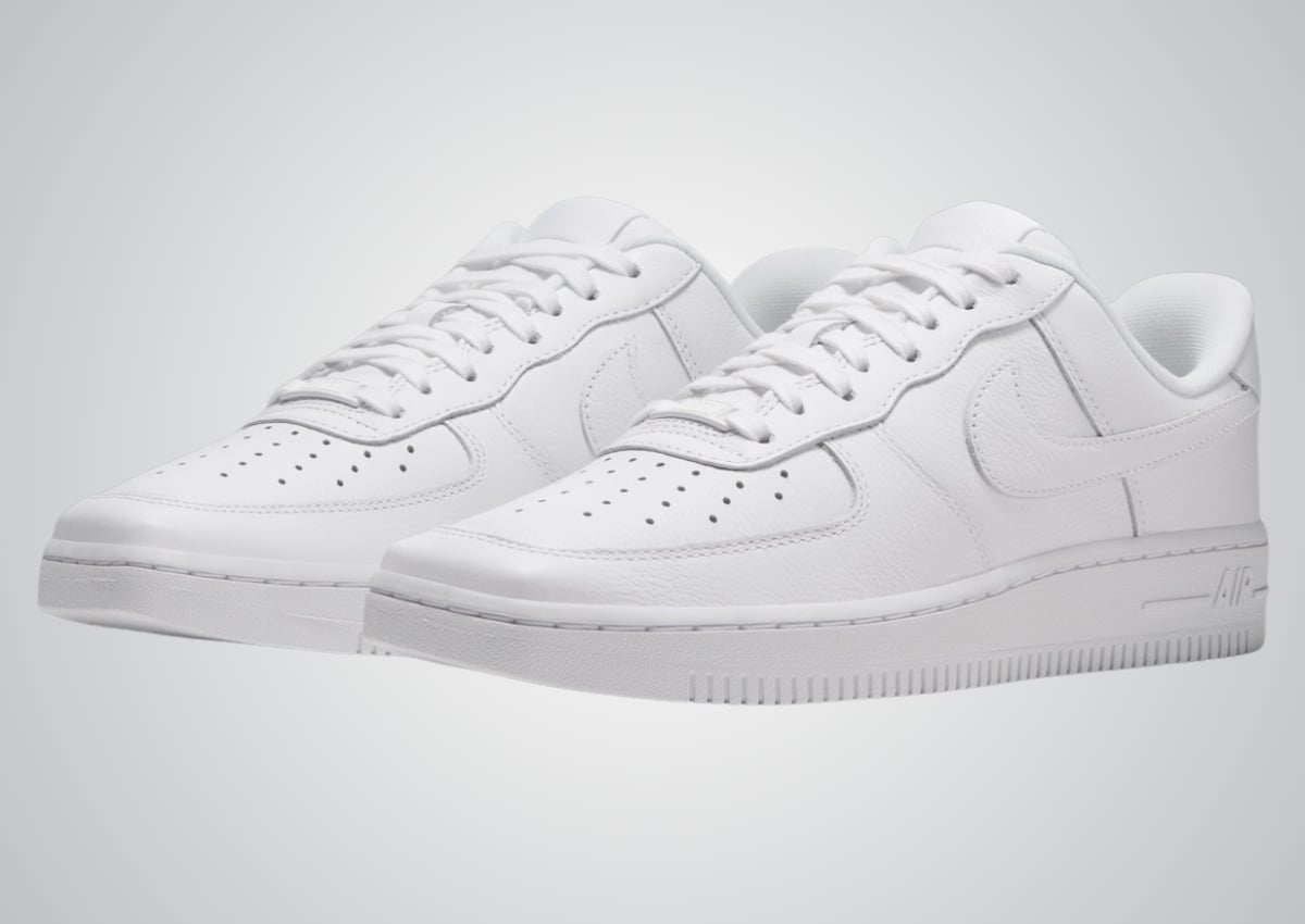 Nike Air Force 1 Low Square Toe “Triple White” Releases November 2026