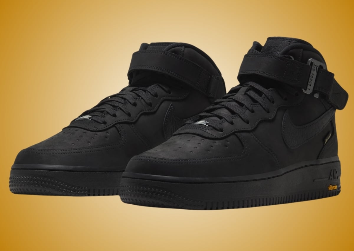 Nike Air Force 1 Mid GTX Vibram “Black” Releases November 2026